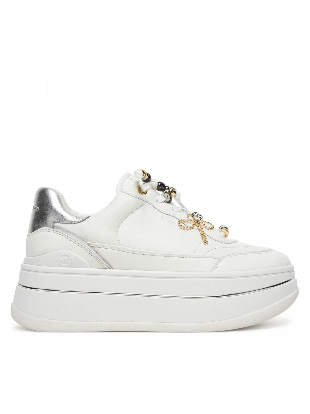 Sneakersy MICHAEL Michael Kors Hayes 43F5HYFS2L Bílá